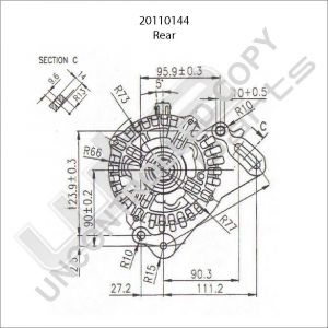 Prestolite Alternator 12V 70A