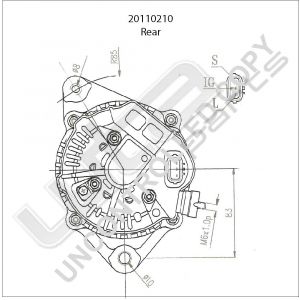 Prestolite Alternator 12V 70A