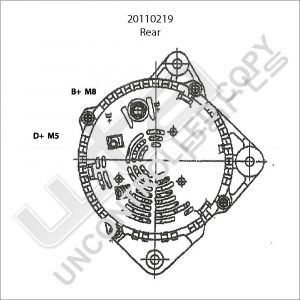 Prestolite Alternator 12V 100A Volvo 850, V70