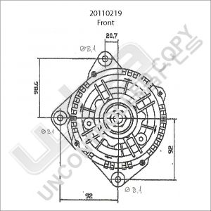 Prestolite Alternator 12V 100A Volvo 850, V70