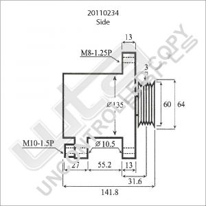 Prestolite Alternator 12V 90A