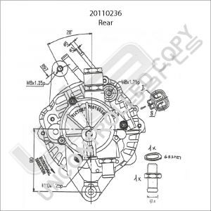 Prestolite Alternator 12V 95A Mitsubishi Pajero