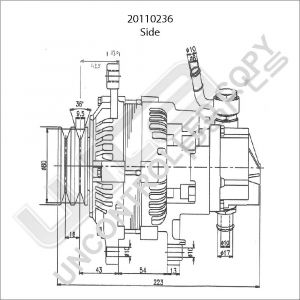 Prestolite Alternator 12V 95A Mitsubishi Pajero