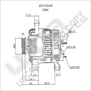 Prestolite Alternator 12V 80A