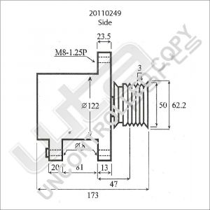 Prestolite Alternator 12V 85A