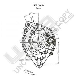 Prestolite Alternator 12V 80A Oper Frontera CV