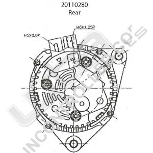 Prestolite Alternator 12V 90A Citroen ZX