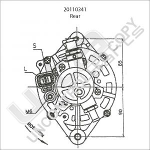 Prestolite Alternator 12V 70A Nissan Pickup,King