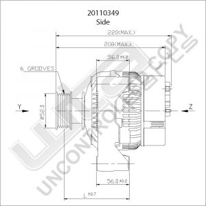 Prestolite Alternator 12V 90A