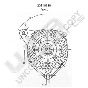 Prestolite Alternator 12V 80A