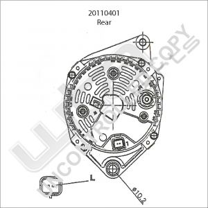 Prestolite Alternator 12V 110A 6K CW