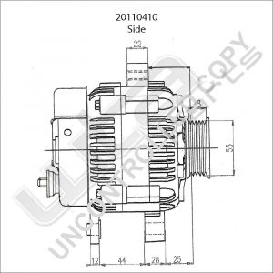 Prestolite Alternator 12V 80A toyota Avensis