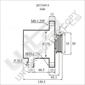 Prestolite Alternator 12V 70A