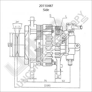 Prestolite Alternator 12V 100A Opel, VauxlhalAstr