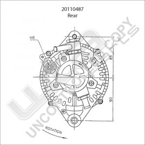 Prestolite Alternator 12V 100A Opel, VauxlhalAstr