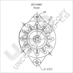 Prestolite Alternator 12V 100A Opel, VauxlhalAstr