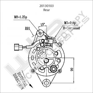 Prestolite Alternator 12V 70A Toyota Hiace