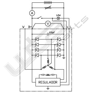 Prestolite Alternator 12V 120A VW GolfIII Passat