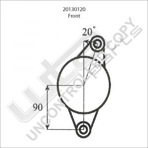 Prestolite Alternator 12V 75A Mistubishi Galant