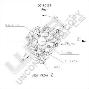 Prestolite Alternator 12V 95A Iveco, Deutz