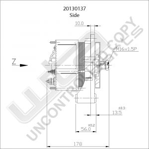 Prestolite Alternator 12V 95A Iveco, Deutz