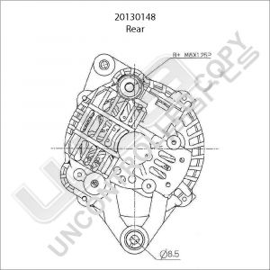 Prestolite Alternator 12V 90A