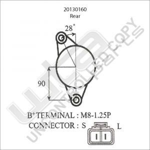 Prestolite Alternator 12V 85A Kia Carnival