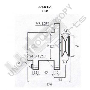 Prestolite Alternator 12V 50A Kia Pride