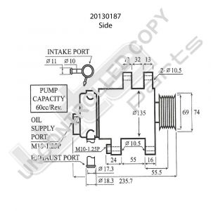 Prestolite Alternator 12V 110A Kia