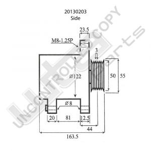 Prestolite Alternator 12V 85A