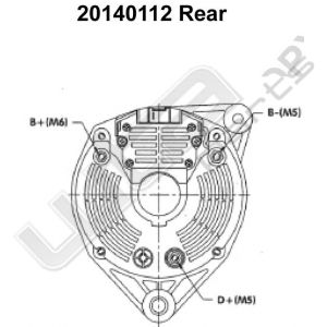 Prestolite Alternator 12V 70A CW Carrierrefrigerat