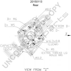 Prestolite Alternator 12V 90A IG Marine