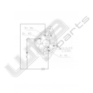 Prestolite Alternator 12V 90A IG Marine