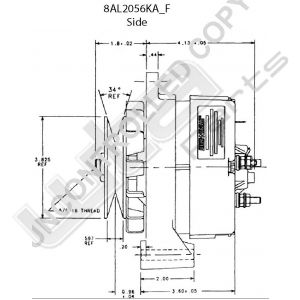 Prestolite Alternator for CNH 12V 51A