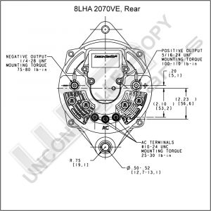 Prestolite Alternator 12V 160A longbrush