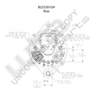 Prestolite Alternator 12V 140A-HEX/BRSH,C-REG