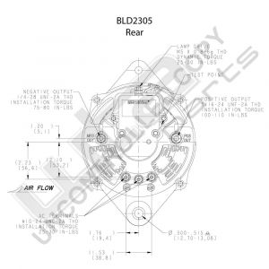 Prestolite Alternator 12V 140A-HEX/BRSH-ITERM