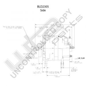 Prestolite Alternator 12V 140A-HEX/BRSH-ITERM