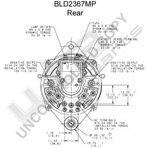 Prestolite Alternator BLD 12V 200A BRSH-HEX-CP