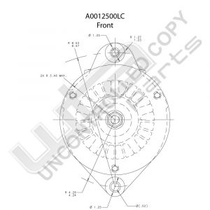 Prestolite Alternator 12V 105A