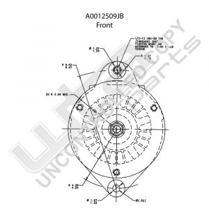 Prestolite Alternator 24V 60A