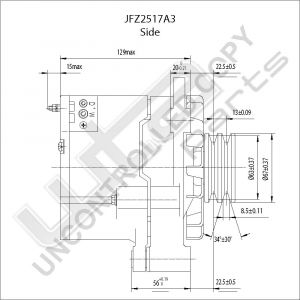 Prestolite  Alternator 24V 60A