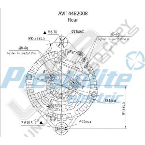 Prestolite Alternator 24V 90A