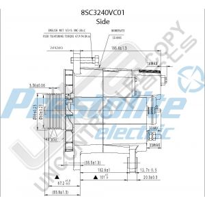 Prestolite Alternator 24V 150A