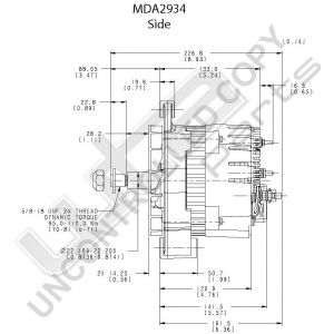 Prestolite Alternator 12V 130AMDA - 2