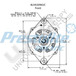 Prestolite  Alternator 24V 110A