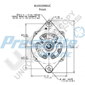 Prestolite Alternator 24V 110A