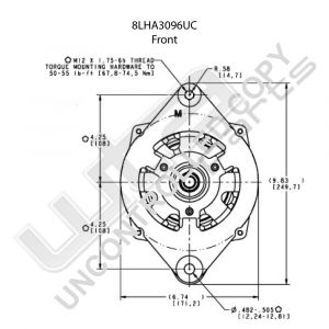 Prestolite Alternator 24V 110Abaterryless