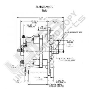 Prestolite Alternator 24V 110Abaterryless