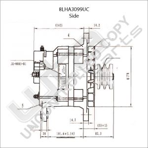 Prestolite Alternator 24V 110A